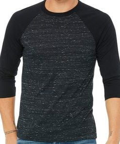 Bella + Canvas Unisex 3/4-Sleeve Baseball T-Shirt