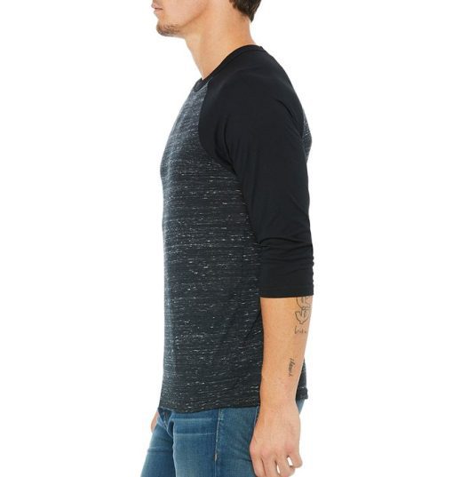 Bella + Canvas Unisex 3/4-Sleeve Baseball T-Shirt
