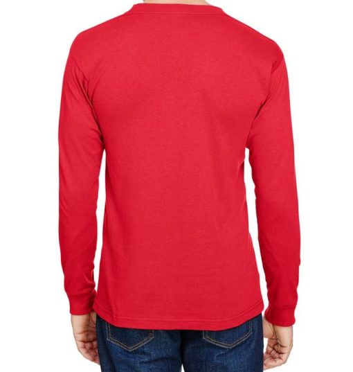 Bayside  Union-Made Long Sleeve Pocket Shirt