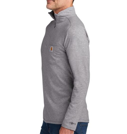 Carhartt Force Quarter-Zip Long Sleeve T-Shirt
