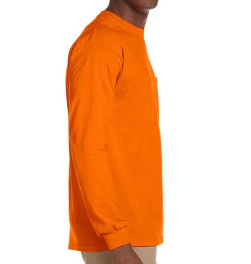 Gildan Ultra Cotton Long Sleeve Pocket Shirt