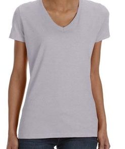 Fruit of the Loom Women's V-Neck T-Shirt