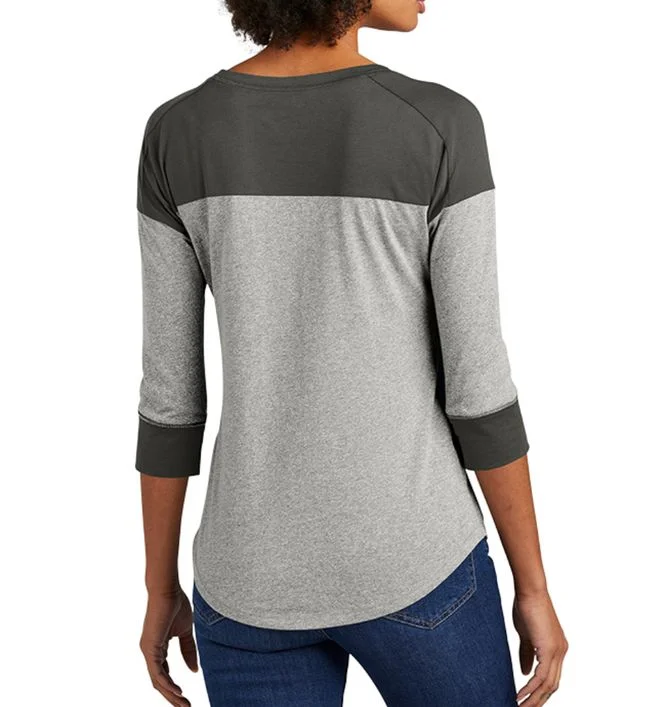 New Era Women's Heritage Blend Baseball Raglan Tee