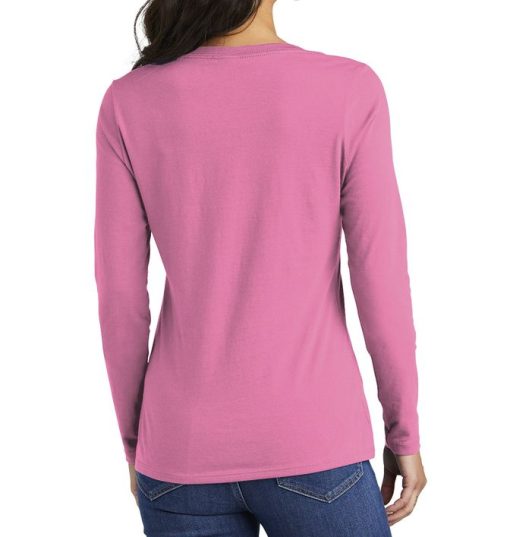 Port & Company Women’s Long Sleeve Fan Favorite V-Neck Tee