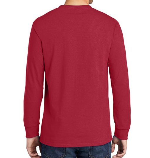 Port & Company Long Sleeve Essential Pocket Tee