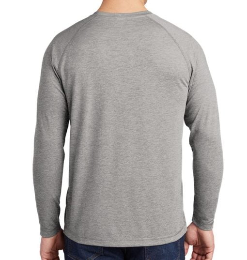 Sport-Tek PosiCharge Long Sleeve Tri-Blend Wicking Raglan Tee