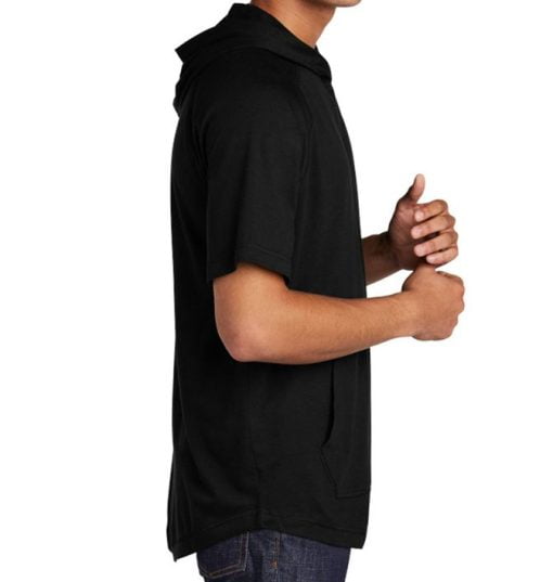 Sport-Tek PosiCharge Tri-Blend Wicking Short Sleeve Hoodie
