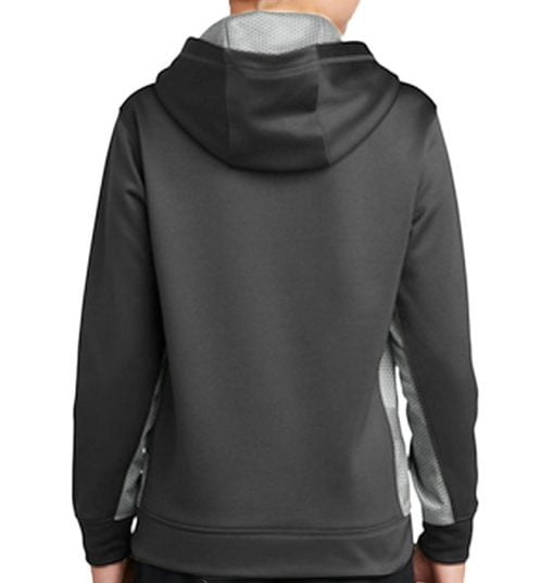 Sport-Tek Kids Sport-Wick CamoHex Colorblock Hoodie