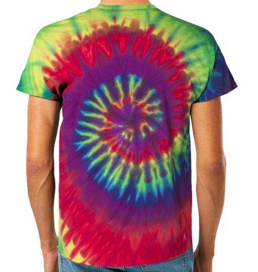 Dyenomite Multi-Color Spiral Tie-Dyed T-Shirt