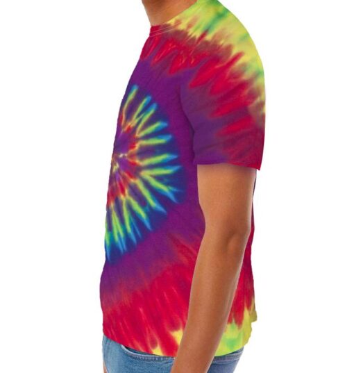 Dyenomite Multi-Color Spiral Tie-Dyed T-Shirt