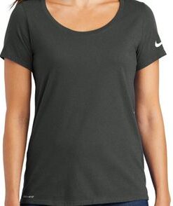 Nike Ladies Dri-FIT Cotton/Poly Scoop Neck Tee