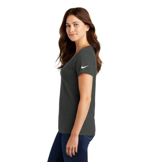 Nike Ladies Dri-FIT Cotton/Poly Scoop Neck Tee