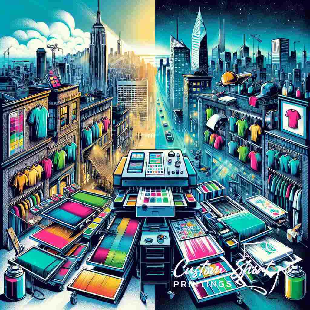Compare Screen Printing vs DTG in New York 2024