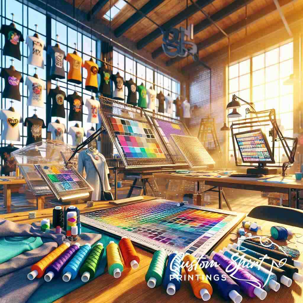 Design Custom Apparel with Precision at Custom Shirt Printings