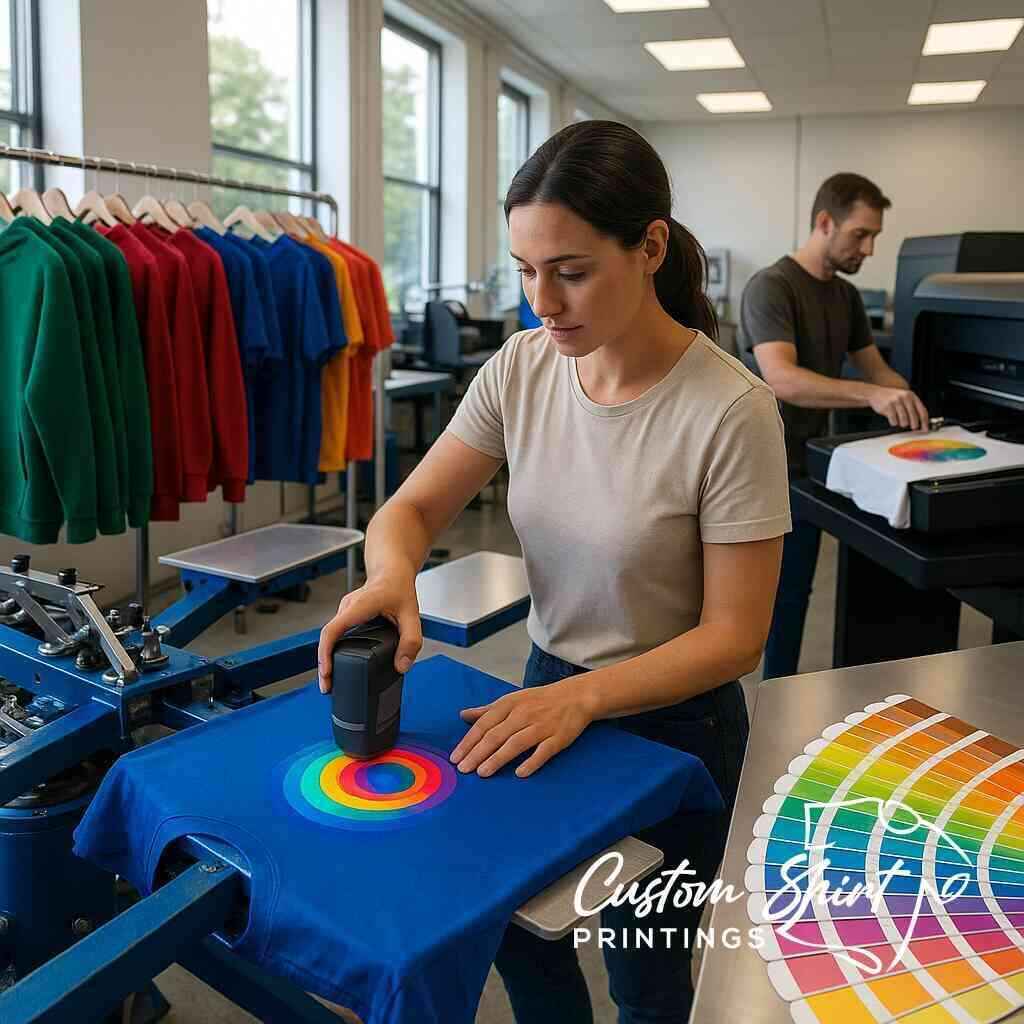 How Custom Shirt Printings Near Me Refines Logo Colors