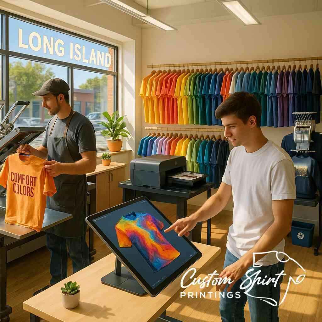 Unveiling the Custom Shirt Printings Process Near You