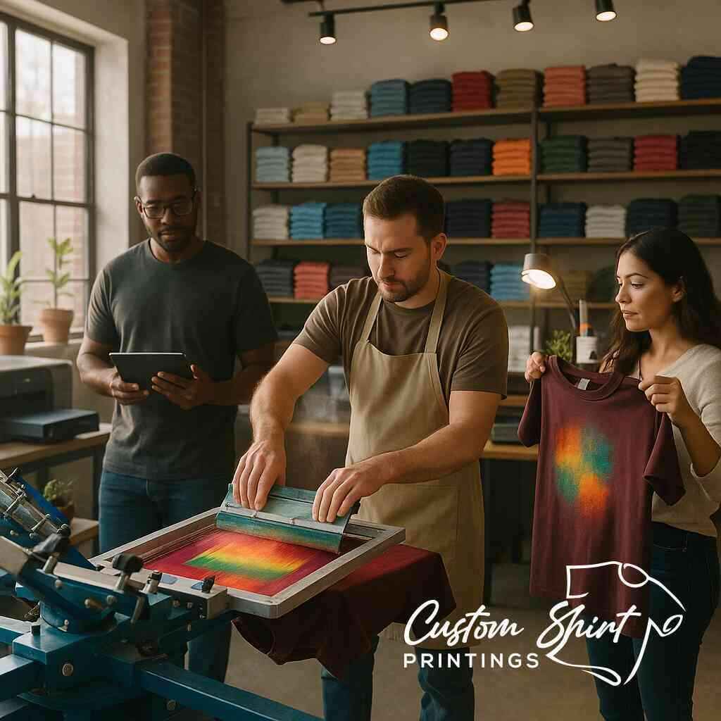 Unveiling the Custom Shirt Printings Process Near You