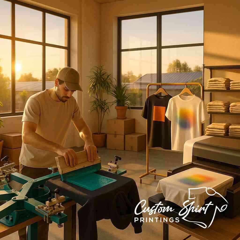 Comparing Custom Shirt Printings DTG and screen methods 2026