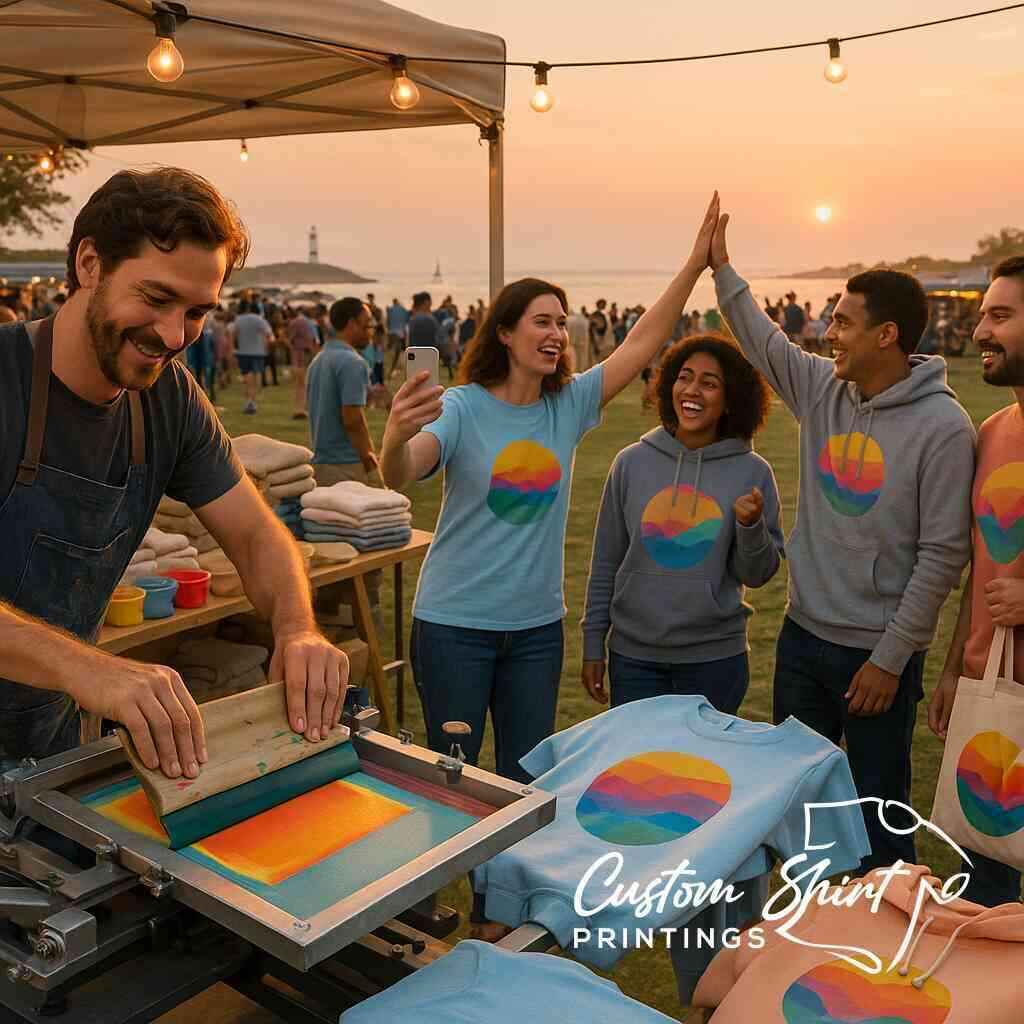 How Custom Shirt Printings Near Me Enhances Event Branding