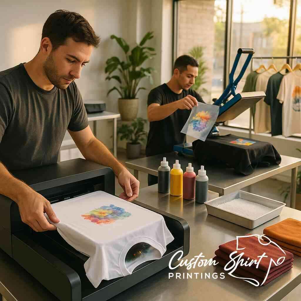 What Is DTG vs DTF at Custom Shirt Printings Explained