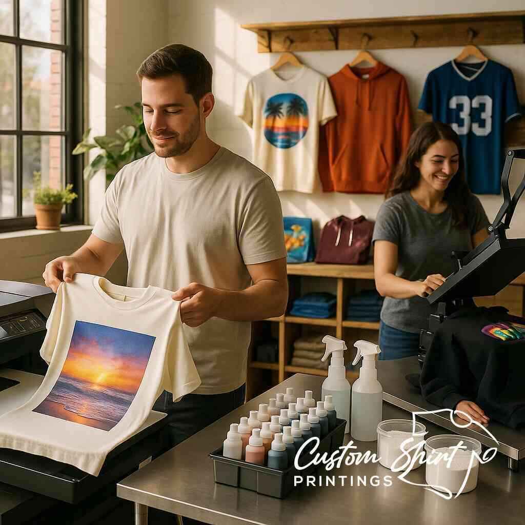 Guide to Comparing DTG and DTF with Custom Shirt Printings