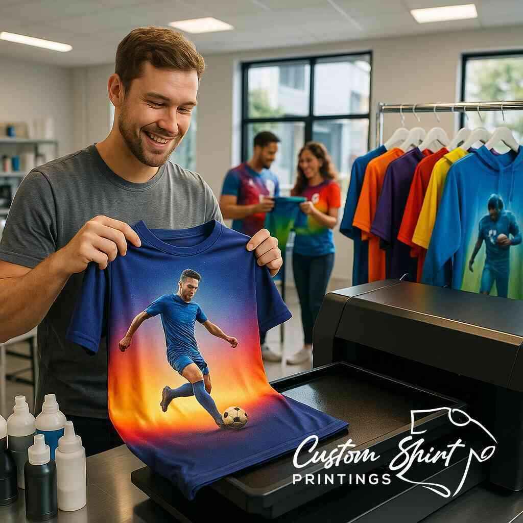 How Custom Shirt Printings DTG Creates Photo True Jerseys