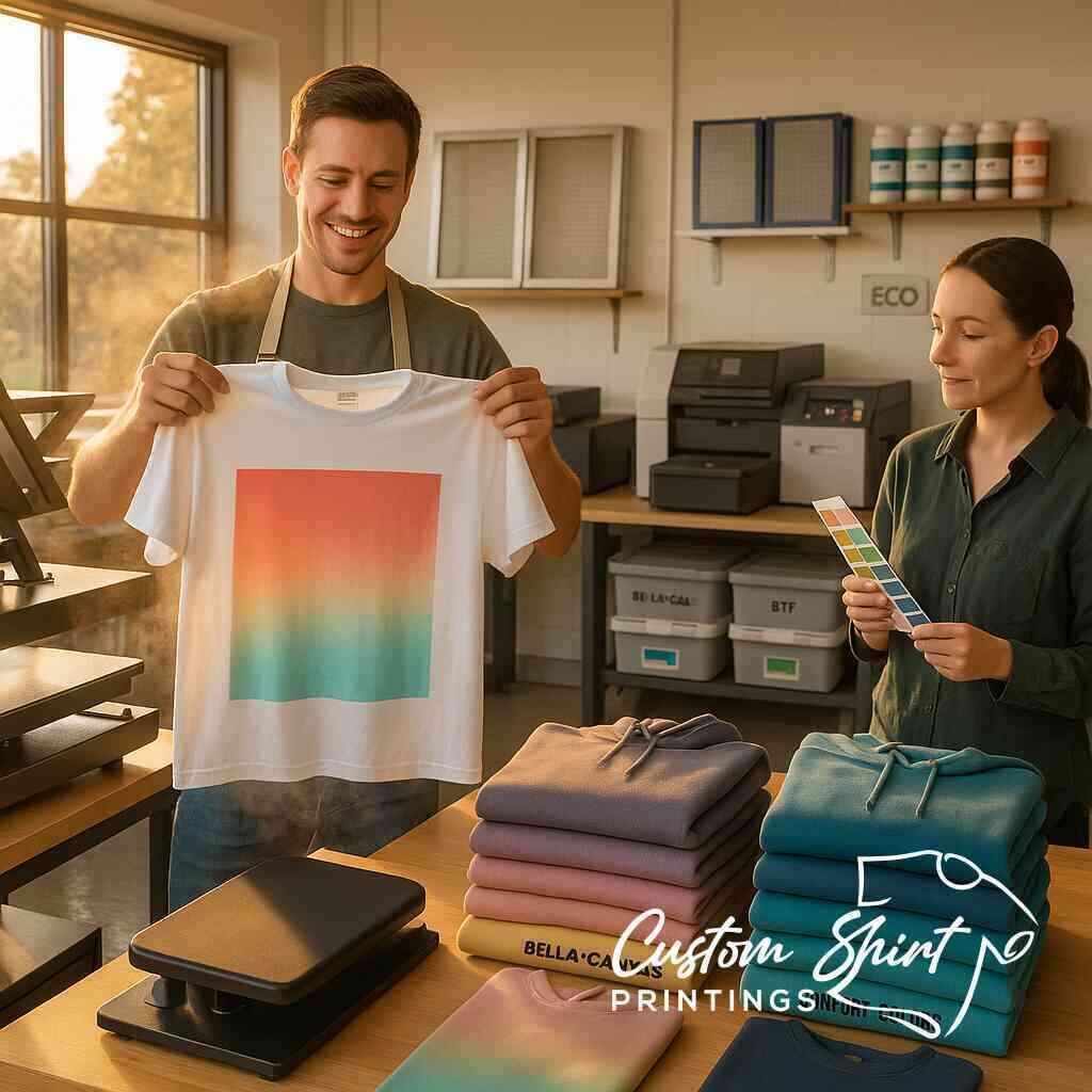 How Custom Shirt Printings Near You Optimizes Logo Gradients