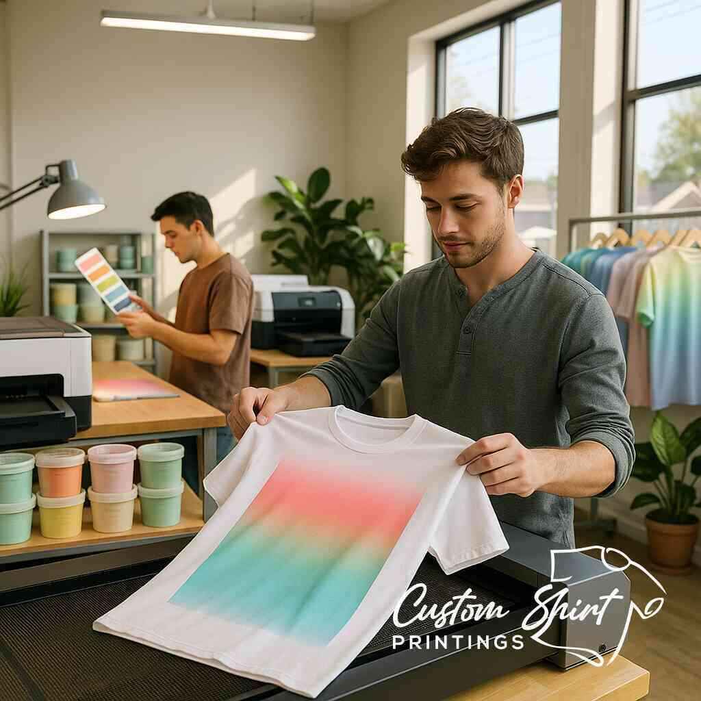 How Custom Shirt Printings Near You Optimizes Logo Gradients