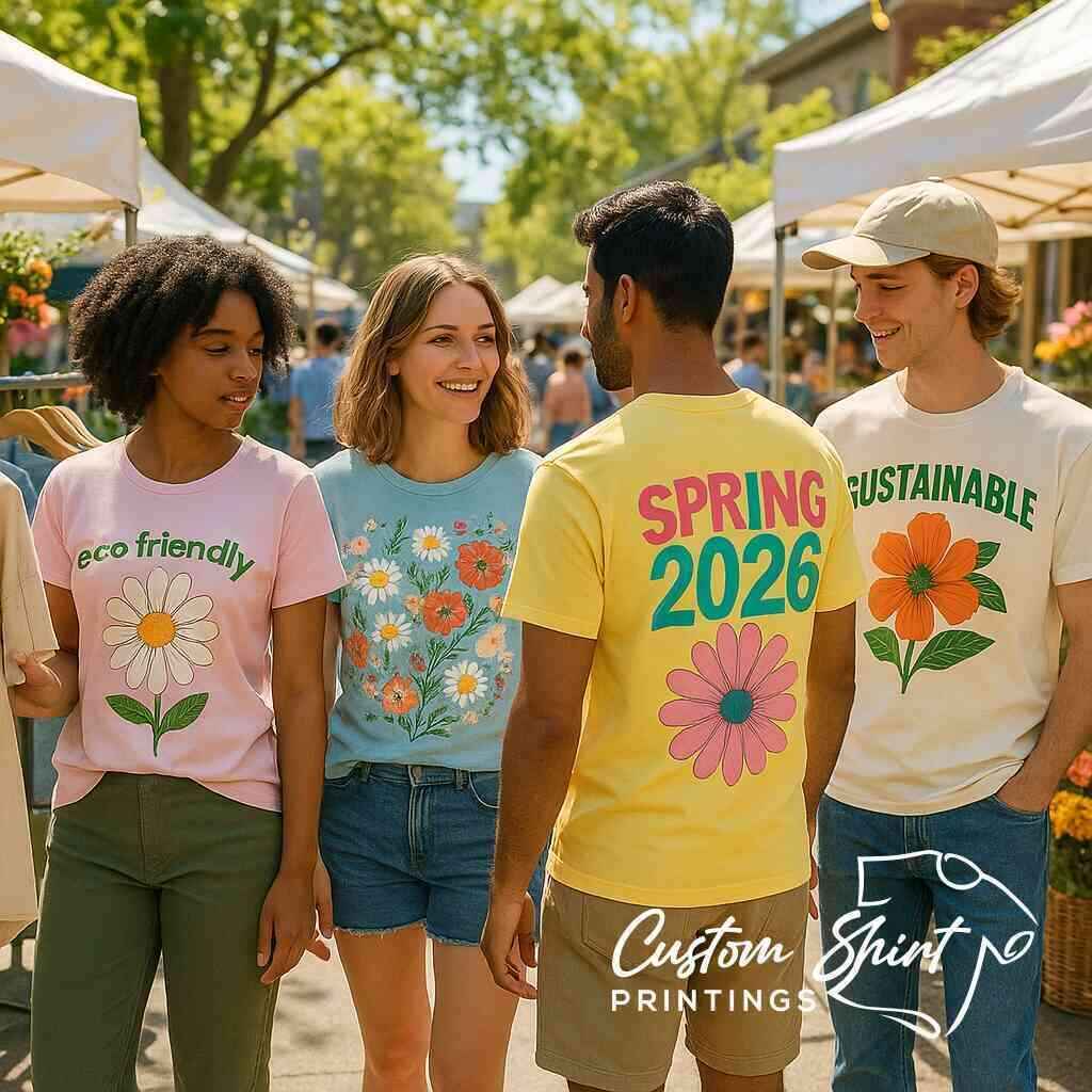 Spring 2026 Tee Trends from Custom Shirt Printings