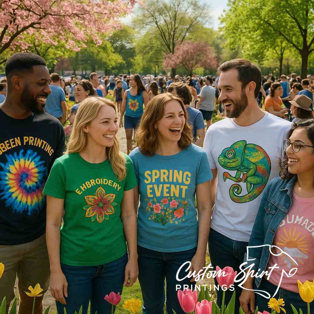 Top 7 Custom Shirt Printing Methods for Spring Events 2026