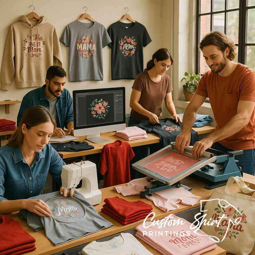 How Custom Shirt Printings Handles Mothers Day Apparel Orders