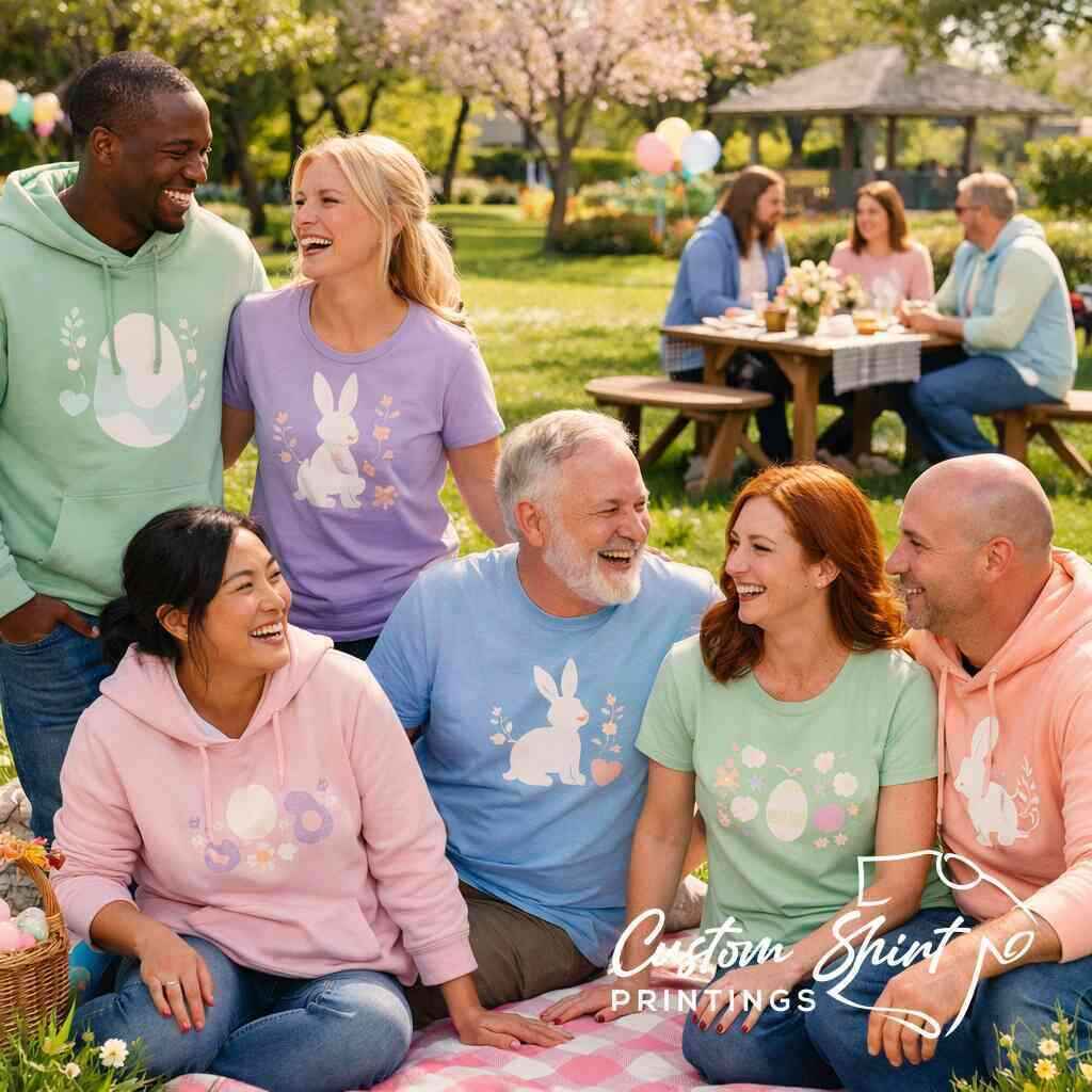 Top 5 Easter Custom Apparel Ideas From Custom Shirt Printings