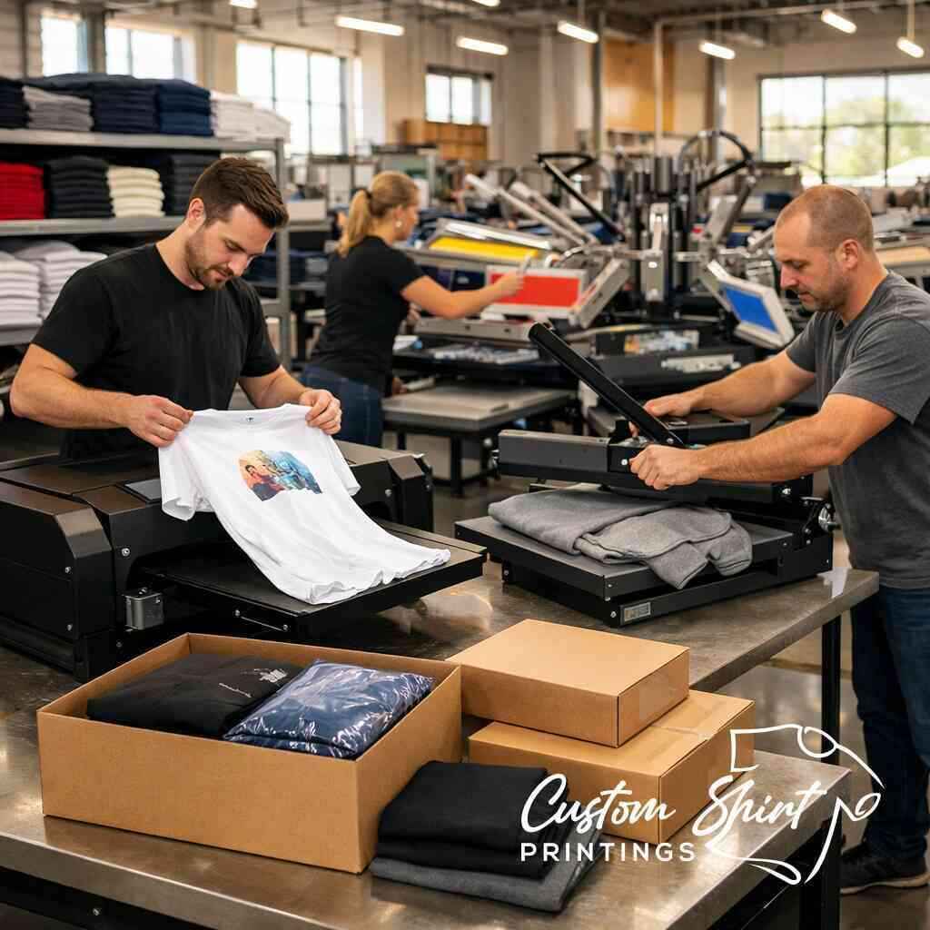 What Are the Fastest Shirt Printing Methods at Custom Shirt Printings