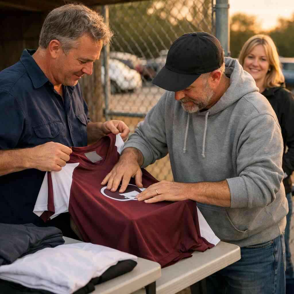 The design moves that make branded apparel look expensive, not crowded &mdash; Custom Shirt Printings