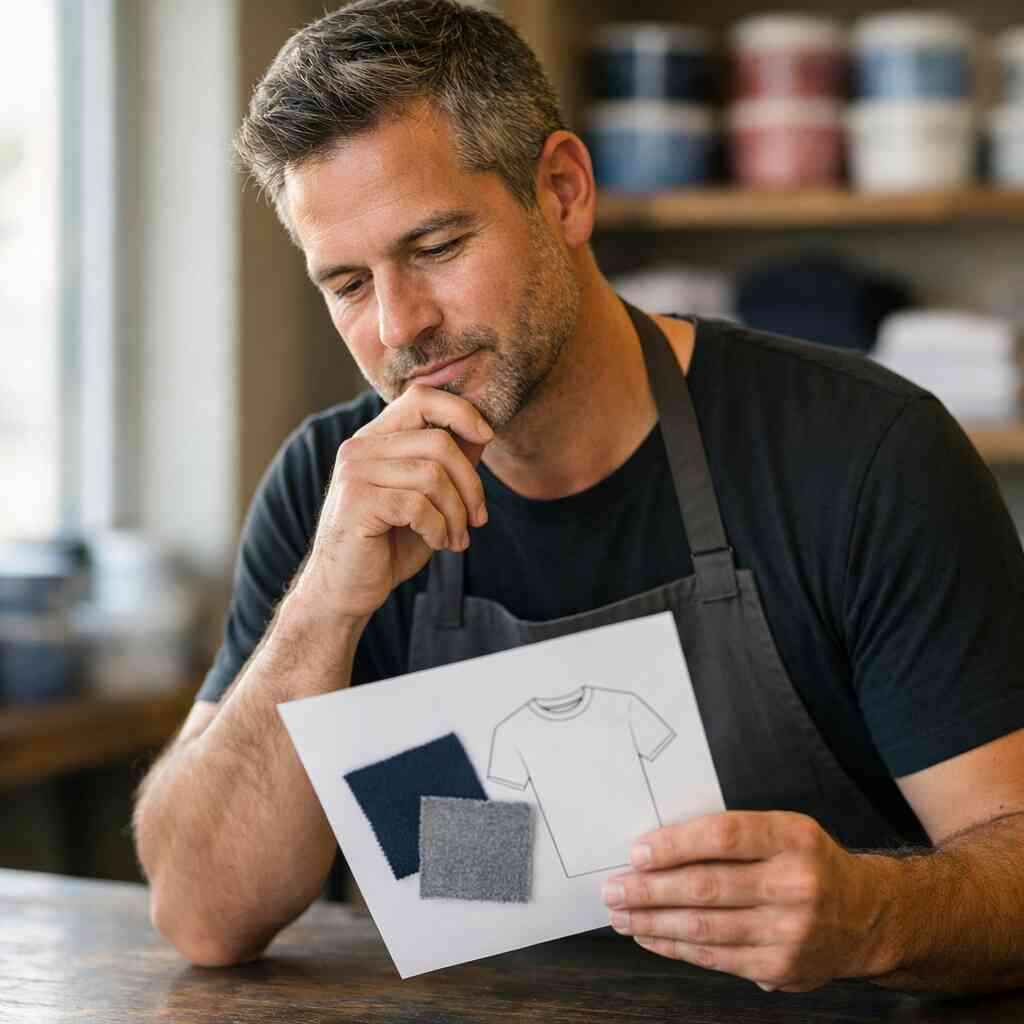 Where /design-tool/ /screen-printing/ /embroidery/ and /contact/ should appear in the journey — Custom Shirt Printings