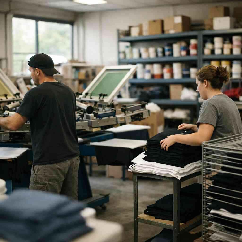 How rush order t-shirts and fast turnaround printing change the ad angle for local pickup in Commack NY custom printing