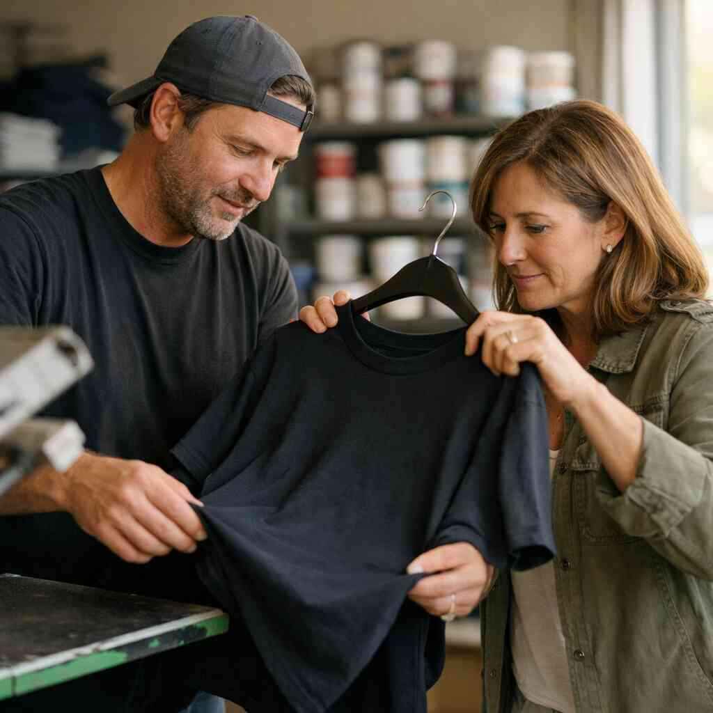 When direct to garment vs screen printing searches need education before they need a quote — Custom Shirt Printings